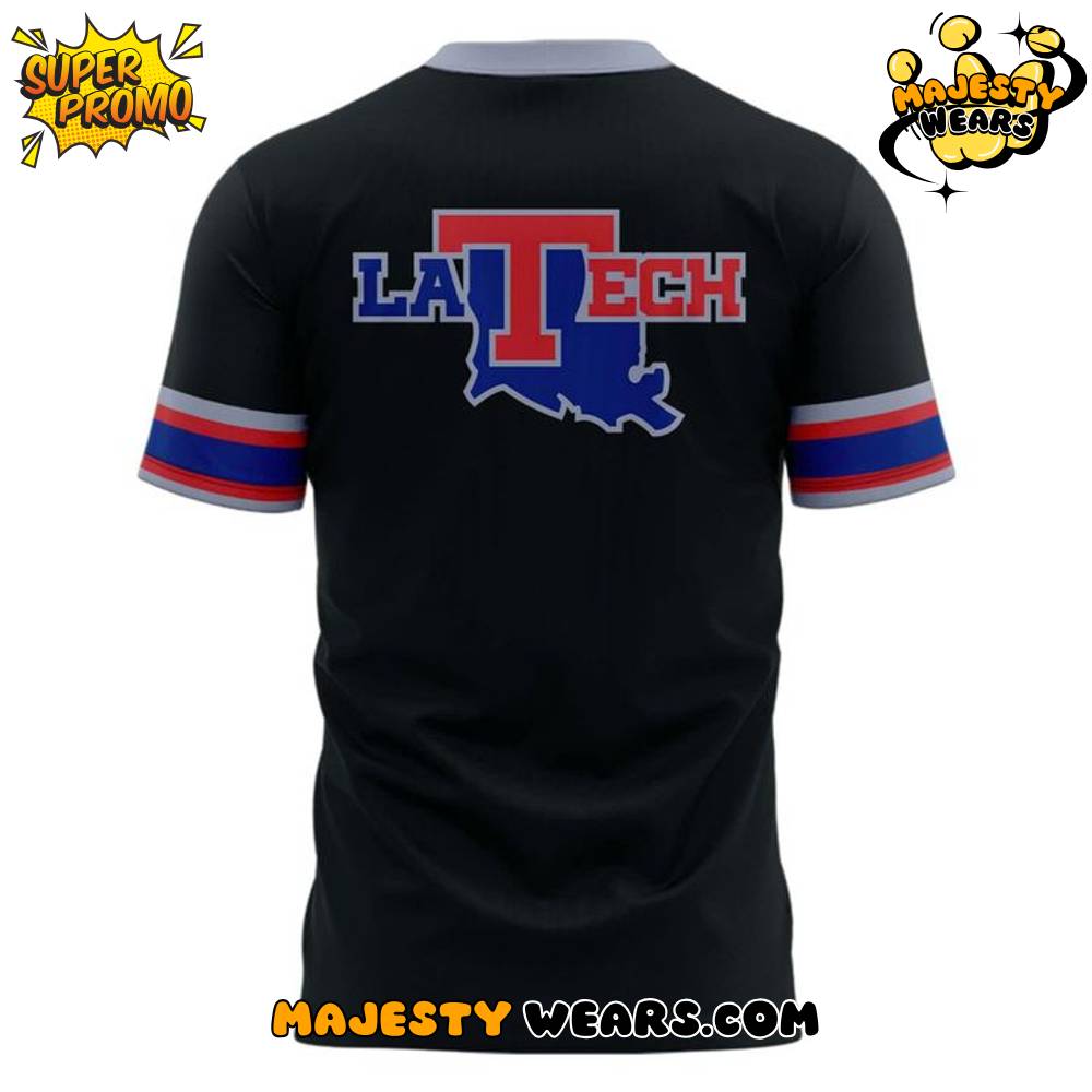 Louisiana Tech Bulldogs “Blackout” Gameday T-Shirt Louisiana Tech Bulldogs “Blackout” Gameday T-Shirt