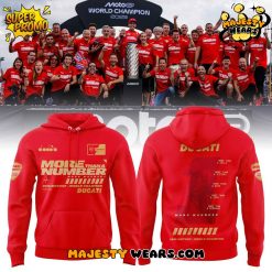 Marc Marquez World Champion 2025 “MORE THAN A NUMBER” Special Red Hoodie