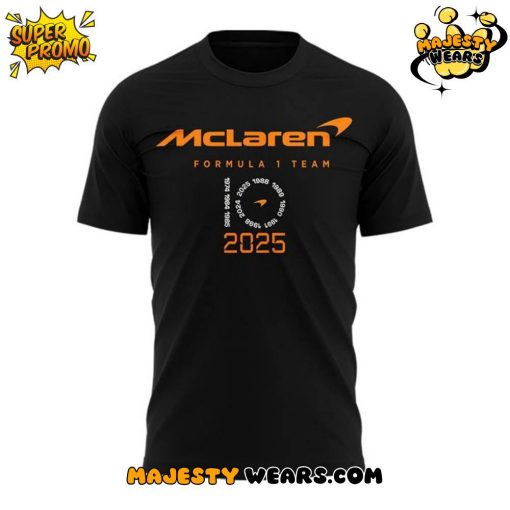 McLaren Formula 1 Team Wordmark Constructors’ 10 Times Black Shirt