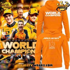 McLaren Formula 1 Team Wordmark Constructors’ 10 Times Orange Hoodie
