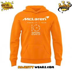 McLaren Formula 1 Team Wordmark Constructors’ 10 Times Orange Hoodie