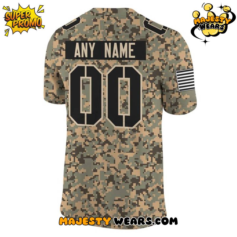 Miami Hurricanes Military Camo Mode Custom Football Jersey Miami Hurricanes Military Camo Mode Custom Football Jersey
