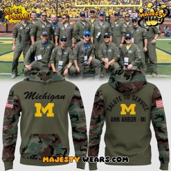 Michigan Wolverines Salute To Service Special Camo Hoodie