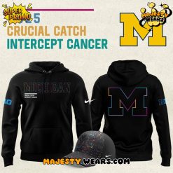Michigan Wolverines x Crucial Catch Intercept Cancer 2025 Special Hoodie