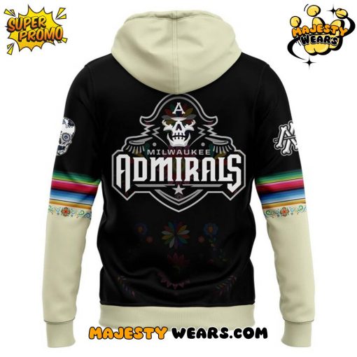 Milwaukee Admirals” Dia De Los Muertos ” 2025 Special Hoodie