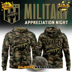 Minnesota Wild Salute To Service Military Appreciation Night Camo Hoodie