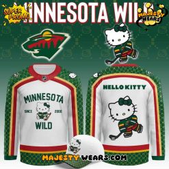 Minnesota Wild x 2025 Hello Kitty Night Special Hockey Jersey