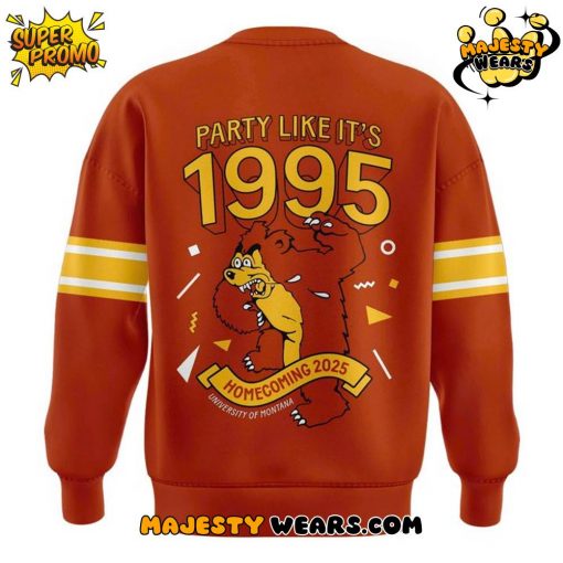 Montana Griz 1995 Anniversary Edition Uniforms Special Sweatshirt