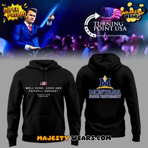 Montana State x Turning Point USA Black Hoodie