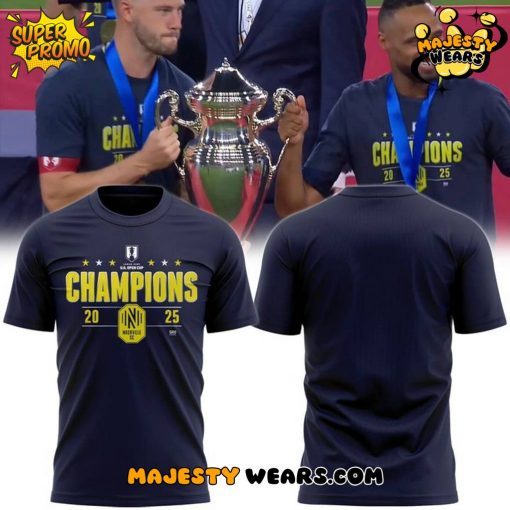 Nashville SC U.S. Open Cup Final 2025 Champions Tee