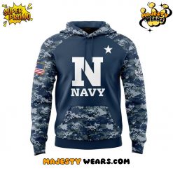 Navy Midshipmen 2025 Salute To Service Camo Hoodie