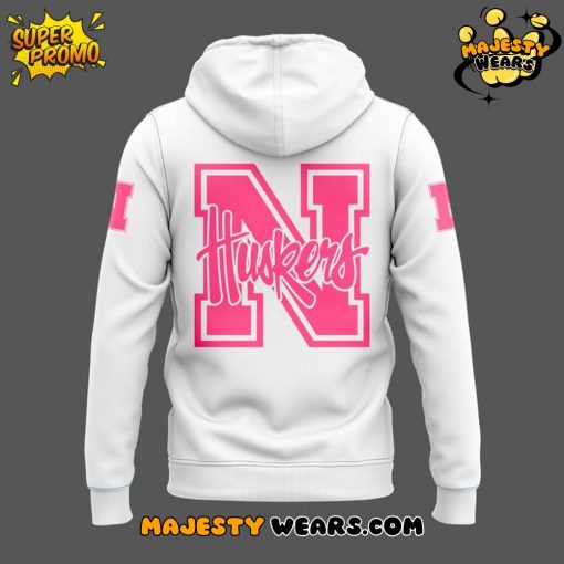 Nebraska Cornhuskers Breast Cancer Month 2025 Special Hoodie