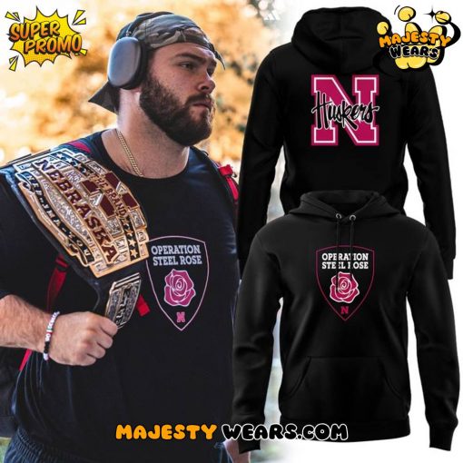 Nebraska Cornhuskers “Operation Steel Rose” Special Hoodie
