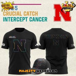 Nebraska Cornhuskers x Crucial Catch Intercept Cancer 2025 Special Tee