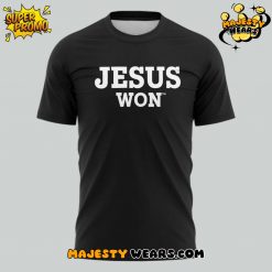 Nebraska Cornhuskers x JESUS WON Special Black Tee