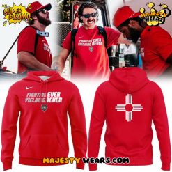 New Mexico Lobos “Fighting Ever Yielding Never” Red Hoodie