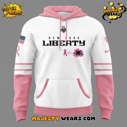 New York Liberty Breast Cancer Awareness Month 2025 Special Hoodie