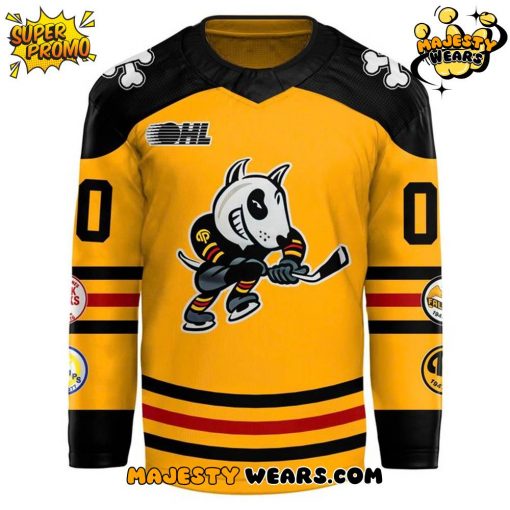 Niagara IceDogs “80 Years of Bones” Custom Hockey Jersey
