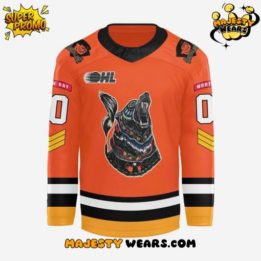 North Bay Battalion Indigenous Youth Day 2025 Custom Hockey Jersey