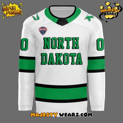 North Dakota Fighting Hawks Special New 2025 Hockey Jersey – White
