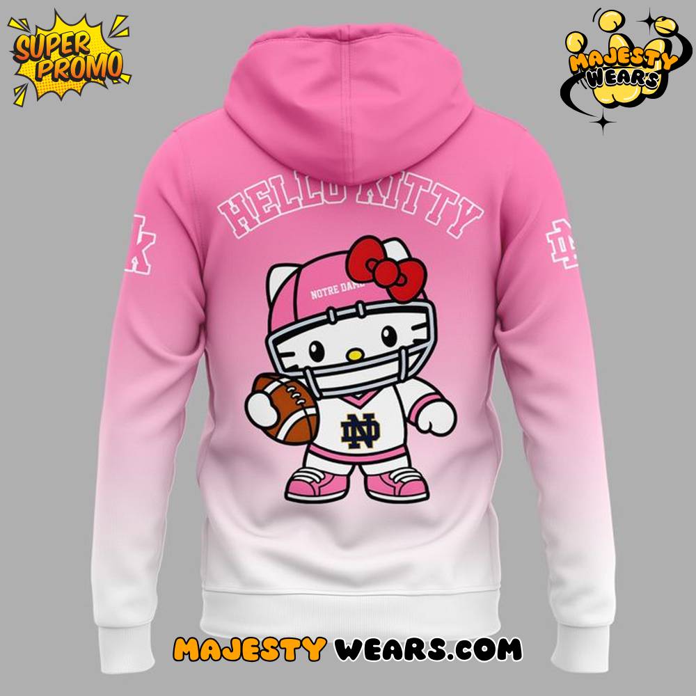 Notre Dame Fighting Irish x Hello Kitty Special Hoodie Notre Dame Fighting Irish x Hello Kitty Special Hoodie
