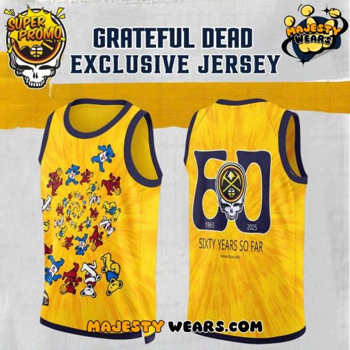 Nuggets x 2025 Grateful Dead Night Basketball Jersey – Special Edition