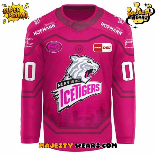 Nürnberg Ice Tigers Pinktober – Nämberch against Cancer 2025 Hockey Jersey