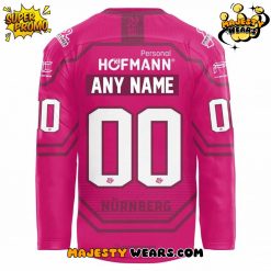 Nurnberg Ice Tigers Pinktober Nmberch against Cancer 2025 Hockey Jersey