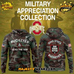 Ohio State Buckeyes 2025 Military Appreciation “Lead The Way” Special Camo Hoodie