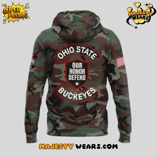 Ohio State Buckeyes 2025 Military Appreciation “Lead The Way” Special Camo Hoodie