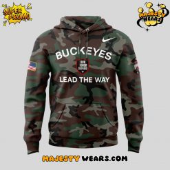 Ohio State Buckeyes 2025 Military Appreciation Lead The Way Special Camo Hoodie