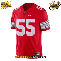 Ohio State Buckeyes Nick Mangold In Memory Legend 1984-2025 Custom Footbal Jersey Ohio State Buckeyes Nick Mangold In Memory Legend 1984-2025 Custom Footbal Jersey