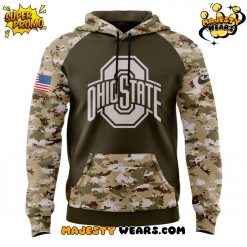 Ohio State Buckeyes Salute To Service 2025 Special Camo Hoodie