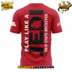 Ohio State Buckeyes x Star Wars Jedi Master Special Red T-Shirt