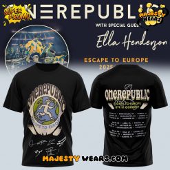 OneRepublic Escape to Europe Special Black Tee