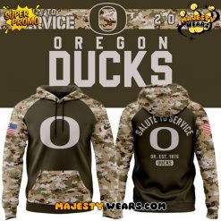 Oregon Ducks Salute To Service Camo Hoodie