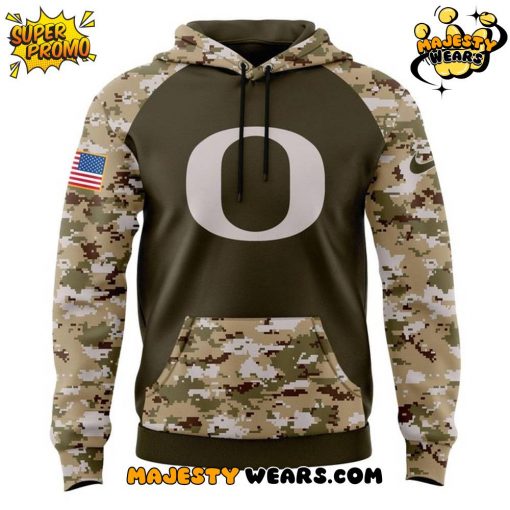 Oregon Ducks Salute To Service Camo Hoodie