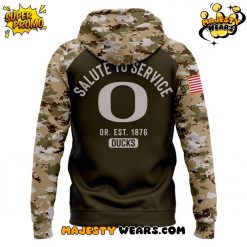 Oregon Ducks Salute To Service Camo Hoodie