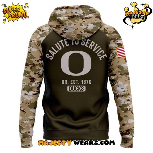 Oregon Ducks Salute To Service Camo Hoodie