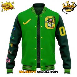 Oregon Ducks TieDye Out Grateful Ducks Special Baseball Jacket
