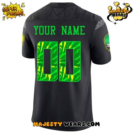 Oregon Ducks x Grateful Dead 60th Anniversary Custom Football Jersey