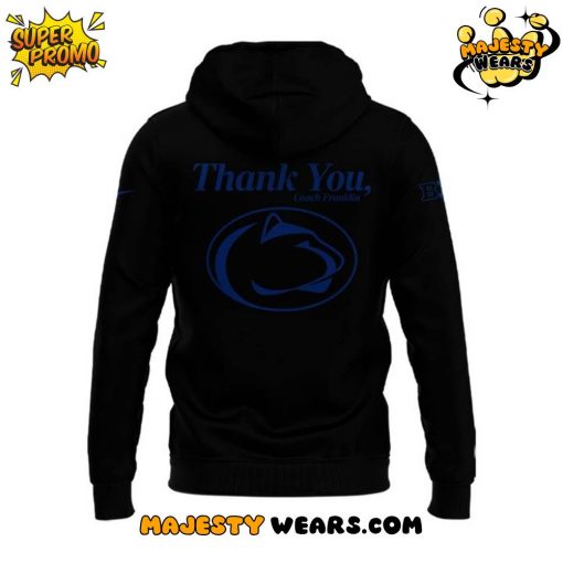 Penn State Nittany Lions Thank You Coach Franklin Special Black Hoodie