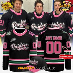 Prince Albert Raiders x 2025 Cancer Awareness Night Custom Hockey Jersey
