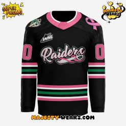 Prince Albert Raiders x 2025 Cancer Awareness Night Custom Hockey Jersey