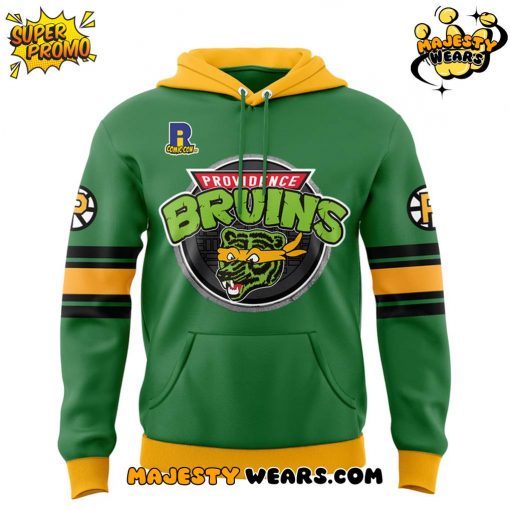 Providence Bruins Turtle Powered RI Comic Con Special Hoodie