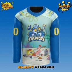 Roanoke Rail Yard Dawgs x SpongeBob Squarepants New 2025 Hockey Jersey