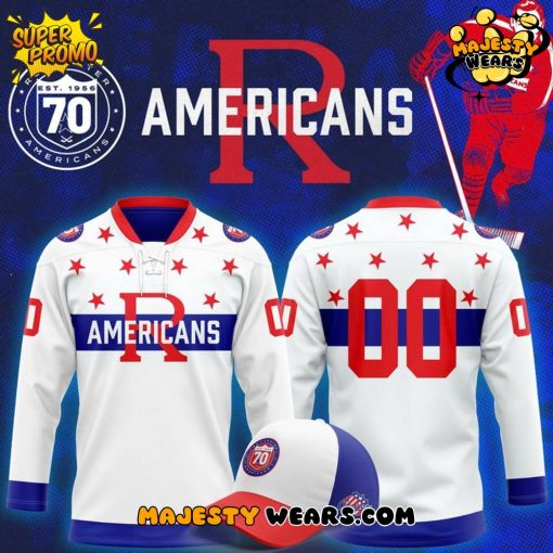Rochester Americans 70 Years Anniversary Special Hockey Jersey
