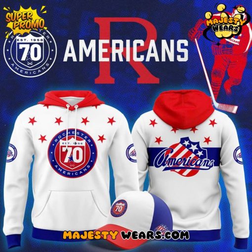 Rochester Americans 70 Years Anniversary Special Hoodie