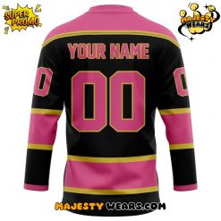 Rock Springs Miners Breast Cancer Awareness Month Custom Hockey Jersey