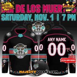 Rockford IceHogs x 2025 Dia de Los Muertos Custom Football Jersey